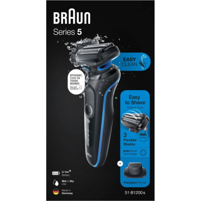 Електробритва Braun Series 5 51-B1200S BLUE