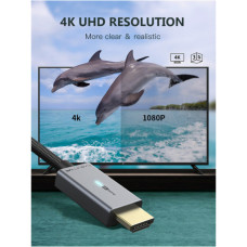 Кабель мультимедійний mini DisplayPort to HDMI 1.8m Cabletime (CA914586)