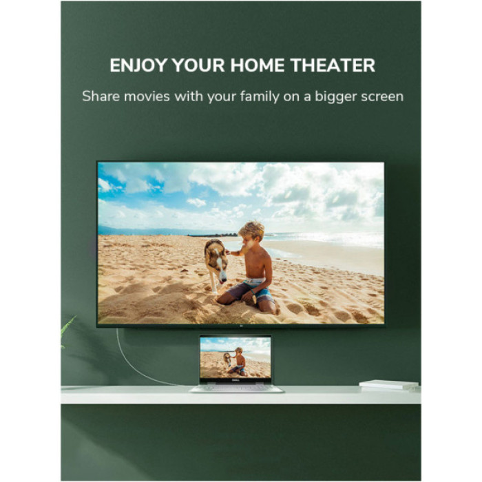 Кабель мультимедійний mini DisplayPort to HDMI 1.8m Cabletime (CA914586)