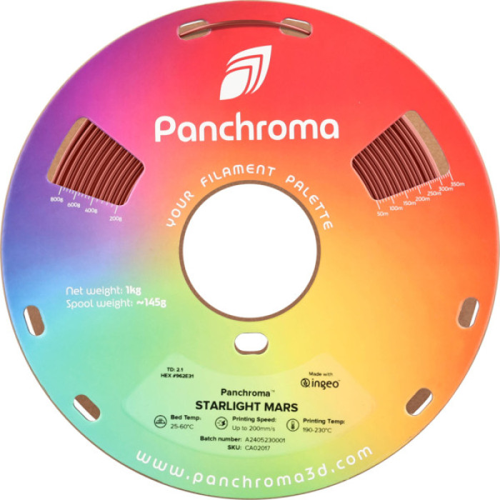 Пластик для 3D-принтера Polymaker PLA PANCHROMA STARLIGHT 1,75mm 1kg MARS (CA02017)