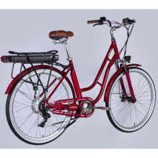 Електровелосипед Dorozhnik 28" eCORAL DD FR рама-19" 48B 17.5А*г 500Вт 2026 рубіновий (ELB-D-28-121)
