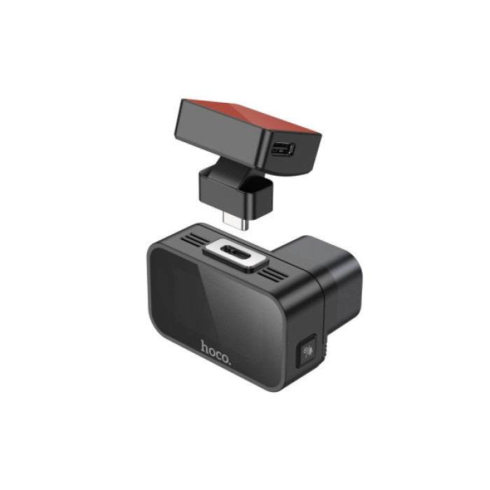Відеореєстратор HOCO DV10 mini screen dashcam Black (6942007638630)