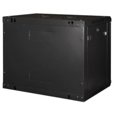 Шафа настінна Hypernet 9U 19" 600x600 ProLine (PL-WMNC66-9U-BLACK)