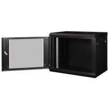 Шафа настінна Hypernet 9U 19" 600x600 ProLine (PL-WMNC66-9U-BLACK)
