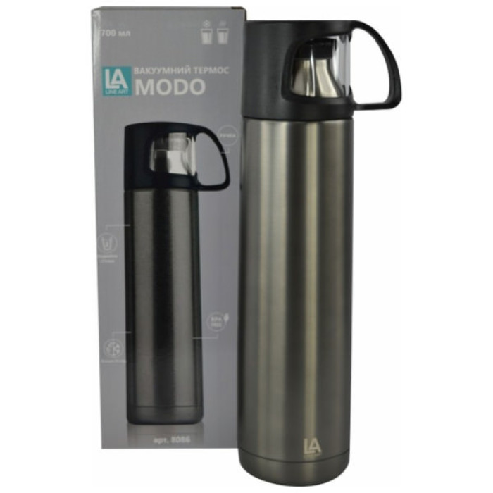 Термос Line Art Modo 700 мл графітовий (8086LA-11)