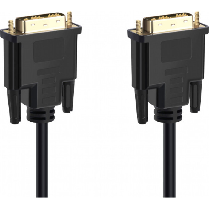 Кабель мультимедійний DVI M to DVI M 3.0m 18+1pin Prologix (PR-DVI-DVI-P-05-28-3m)