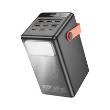 Батарея універсальна HOCO 100000mAh Max Centurion PD/65W, QC, LED Lamp, Black (DB03 / 714722)