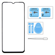 Скло захисне Dengos Full Glue iPhone 15 Pro (black) (TGFG-320)