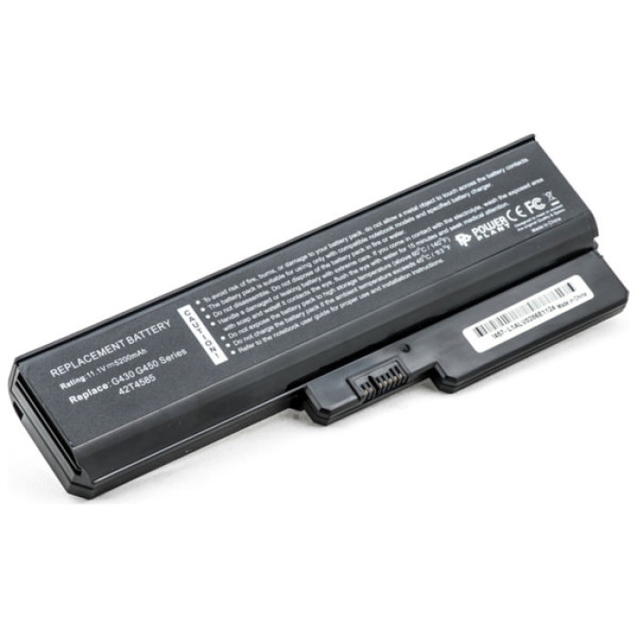 Акумулятор до ноутбука IBM G430(ASM 42T4586, LOG530LH) 11.1V 5200mAh PowerPlant (NB00000042)