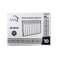 Радіатор опалення AAA біметалевий 500/80 10 секцій (70214153)