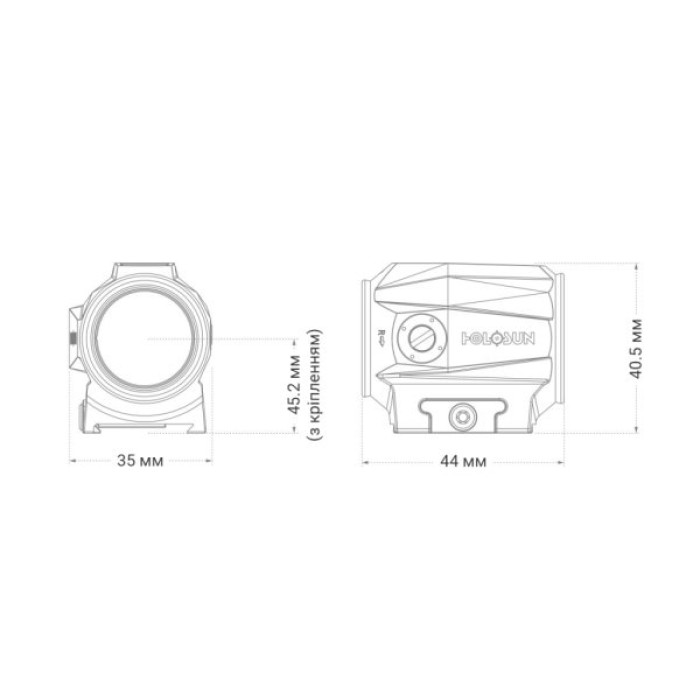 Коліматорний приціл Holosun SCRS GR MRS (747037)