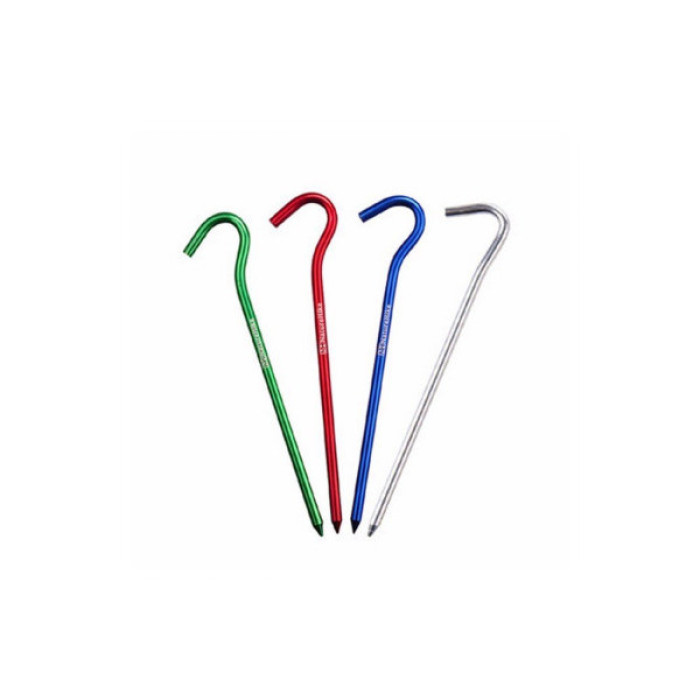 Комплект кілочків Naturehike NH15A008-I 16 см червоний 8 шт (6927595717806R)