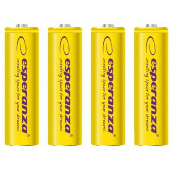 Акумулятор Esperanza AA 2000mAh Ni-MH * 4 yellow (EZA104Y)
