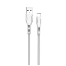 Дата кабель USB 2.0 AM to USB-C 1.0m line-drawing white ColorWay (CW-CBUC029-WH)