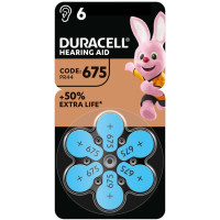 Батарейка Duracell PR44 / 675 * 6 (5004326)