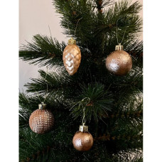 Ялинкова іграшка Chomik пластикові кульки компл. 31шт, 3см, рожево-пудрові (5900779877160_2)