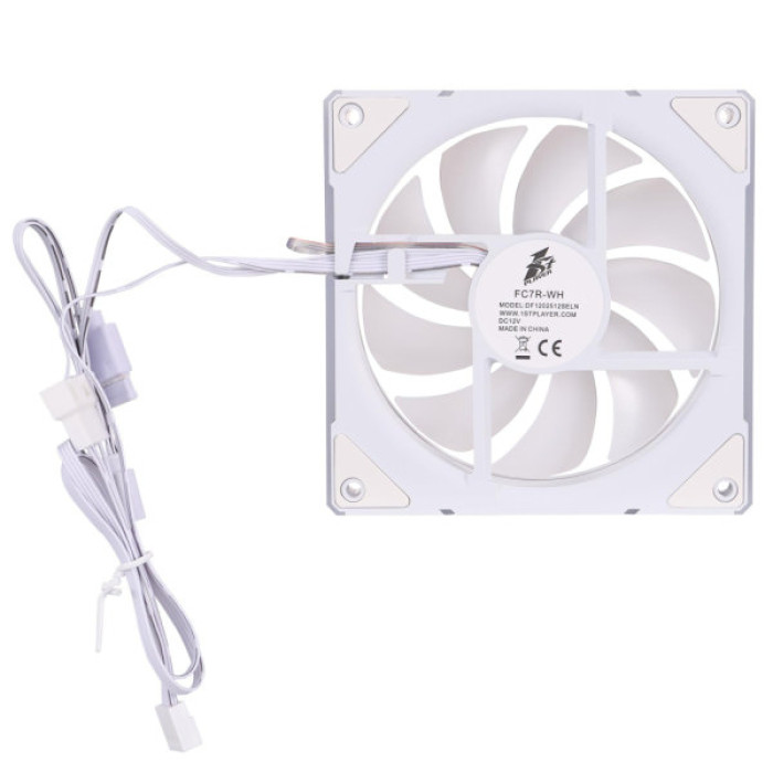 Кулер до корпусу 1stPlayer FC7 White (FC7-WH-1IN1)