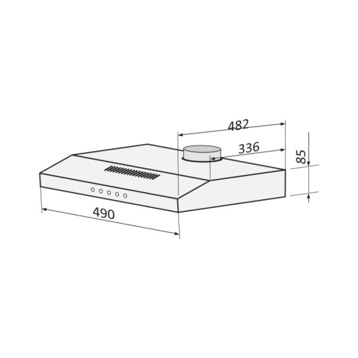 Витяжка кухонна DAHATI CH-500BR