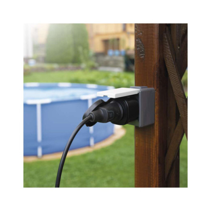 Розумна розетка WIFI P5532 GoSmart, IP44 EMOS (P5532)