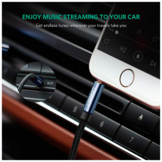 Кабель мультимедійний 3.5mm M to 3.5mm M 1.0m AV112 blue Ugreen (10685)