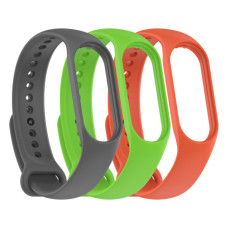 Ремінець до фітнес браслета Armorstandart комплект 3шт Xiaomi Mi Band 7/6/5 New Style Ditsy (ARM75070)