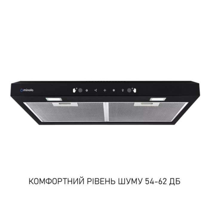 Витяжка кухонна Minola HPLS 612 BL