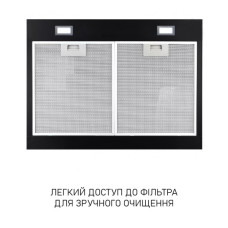 Витяжка кухонна Minola HPLS 612 BL