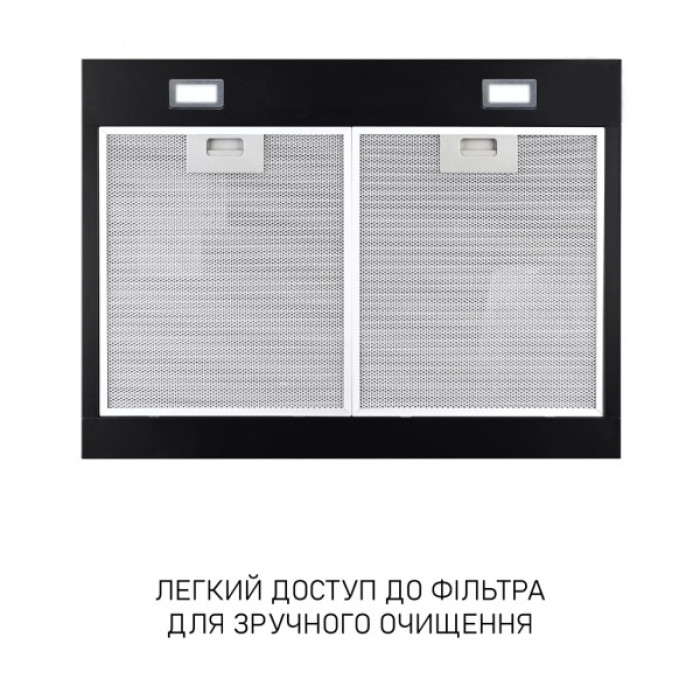 Витяжка кухонна Minola HPLS 612 BL