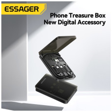 Дата кабель USB charging cable set Treasure box 0.28m Essager (ECJHZ-JH01-P)