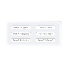 Дата кабель USB charging cable set Treasure box 0.28m Essager (ECJHZ-JH01-P)