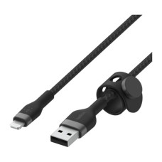 Дата кабель USB 2.0 AM to Lightning 1.0m black Belkin (CAA010BT1MBK)