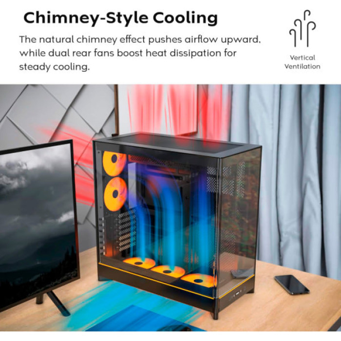 Корпус MONTECH HS02 PRO (B)