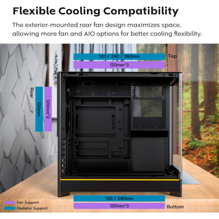 Корпус MONTECH HS02 PRO (B)