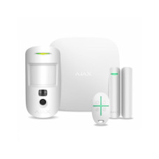 Комплект охоронної сигналізації Ajax StarterKit Cam HDR white