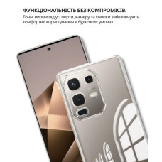 Чохол до мобільного телефона BeCover Silicone Infinix Note 50 Pro 4G (X6855) Transparent (714674)