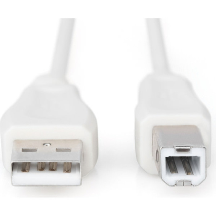 Кабель для принтера USB 2.0 AM/BM 1.8m Digitus (AK-300102-018-E)