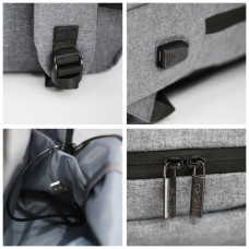 Рюкзак туристичний NikiBo Lite 15л сірий (30010205-07)