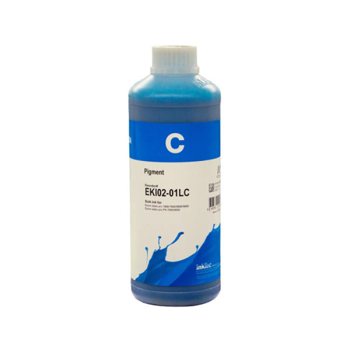 Чорнило InkTec Epson LFP Pigment Cyan 1L (EKI02-01LC)