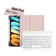 Чохол до планшета BeCover with keyboard Apple iPad Mini 7 2024 Pink (712996)