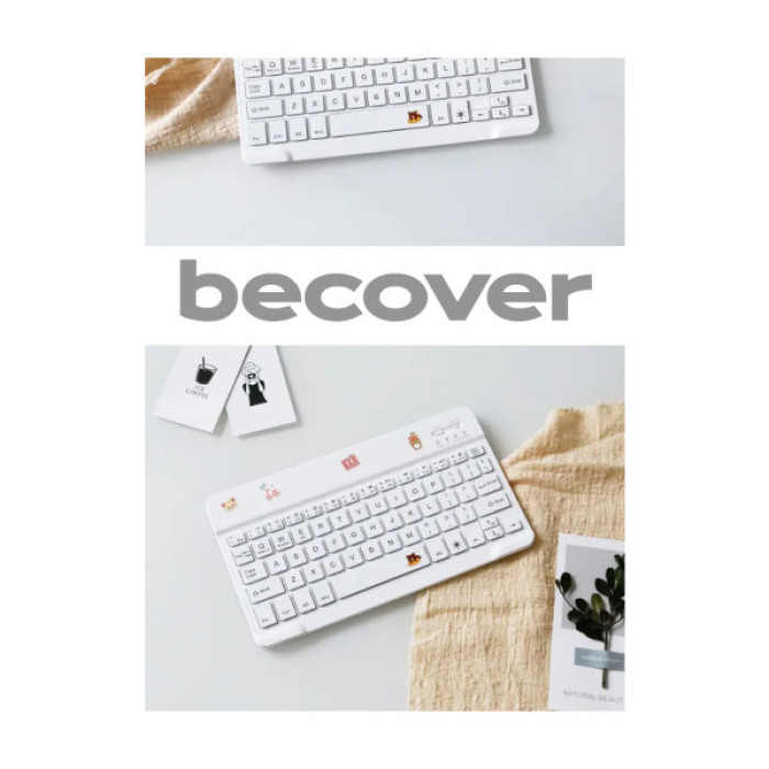 Чохол до планшета BeCover with keyboard Apple iPad Mini 7 2024 Pink (712996)