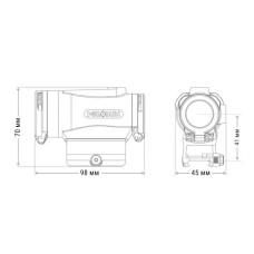 Коліматорний приціл Holosun HE530C-GR (747011)