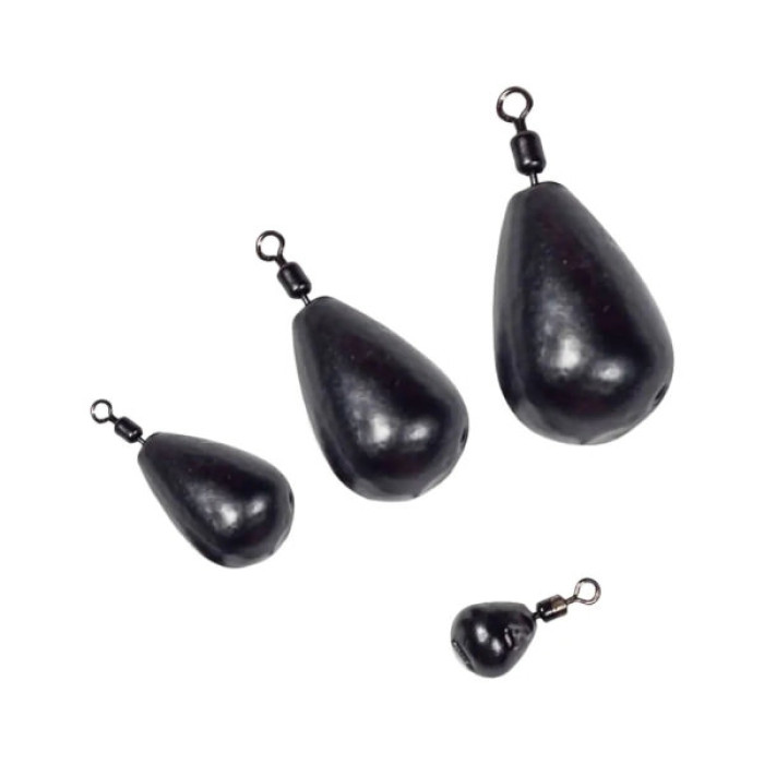 Грузило DS Джиг-ріг з вертлюгом чорний 5г (7 шт/уп) (3981.05.94)