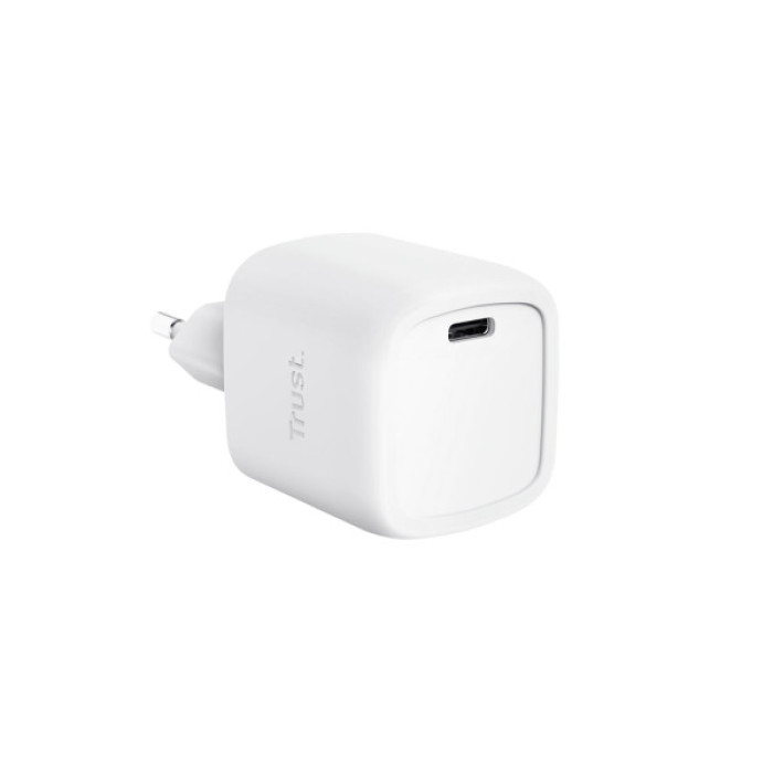 Зарядний пристрій Trust USB-C PD30W GaN white (25520_TRUST)