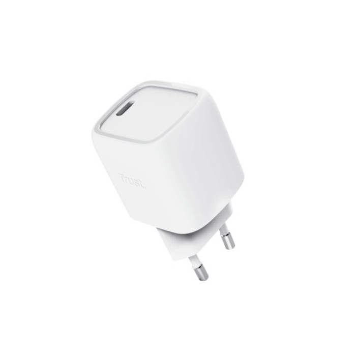 Зарядний пристрій Trust USB-C PD30W GaN white (25520_TRUST)