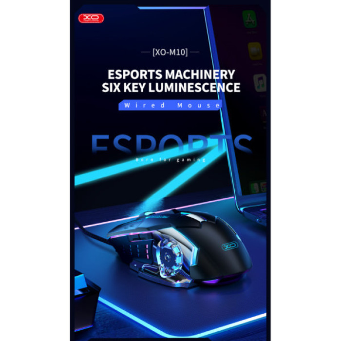 Мишка XO M10 Wireless Black/Silver (M10 Black+Silver)