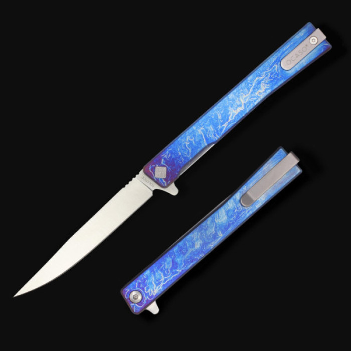 Ніж Ocaso Solstice, Anodized titanium, Satin (10DBS)