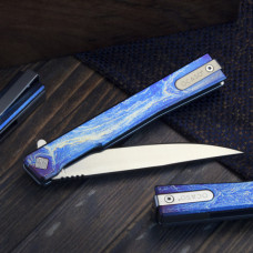 Ніж Ocaso Solstice, Anodized titanium, Satin (10DBS)