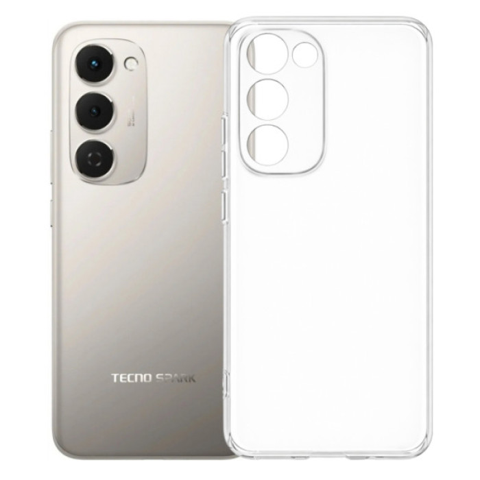 Чохол до мобільного телефона BeCover Tecno Spark 40 Pro Plus (KM7) Transparancy (715044)