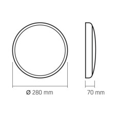 Світильник Videx LED аварійний накладний  20W 5000K 220V (VL-CLR-EM200-2)