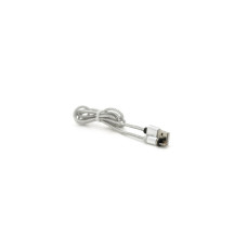 Дата кабель USB 2.0 to Lightning 1.0m 2A magnetic nylon silver Pipo (18168)